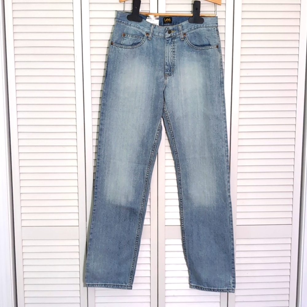 Lee Mens Jeans Regular Fit Size 32 X 34